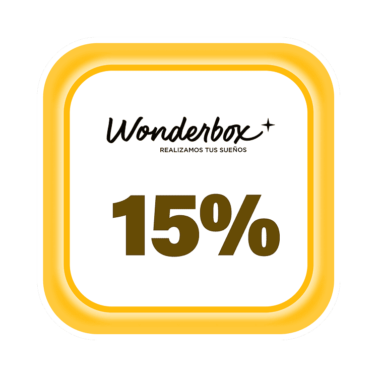 Imagen 15% de dto. con compra mínima de 49,90€ en Wonderbox